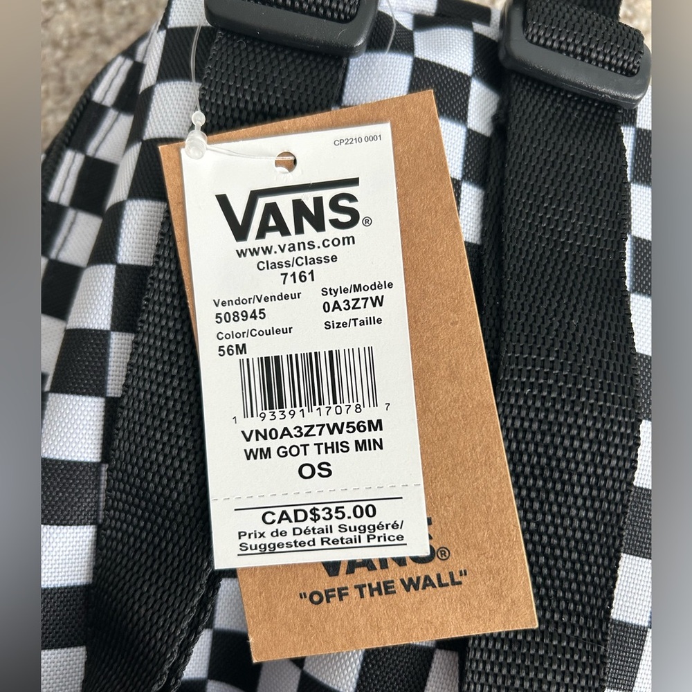 NEW Vans Mini Checkered Backpack - Picture 7 of 10